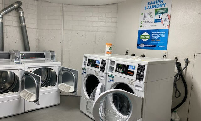 laundry on site